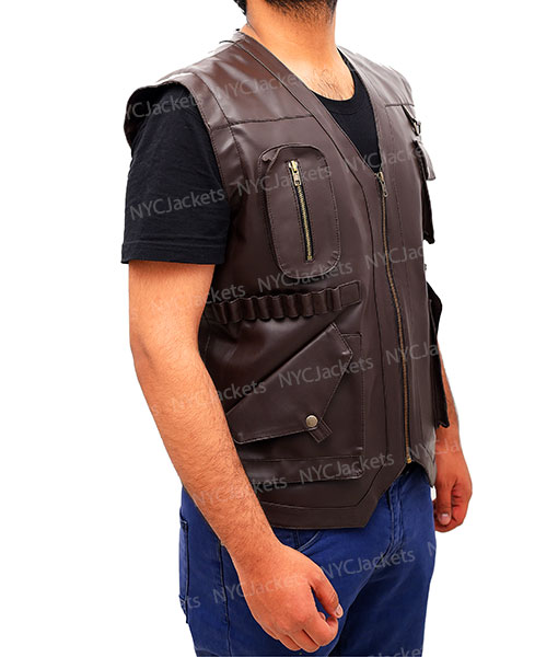 Owens’s Jurassic World Brown Leather Vest