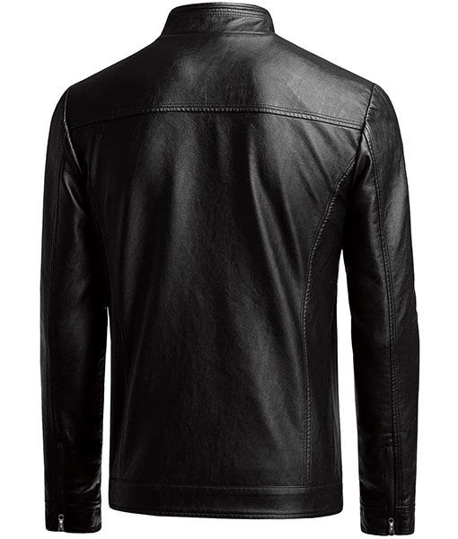 Richard Casual Slim Fit Leather Jacket