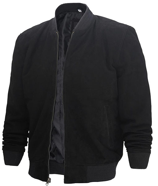 Adam Black Suede Leather Jacket