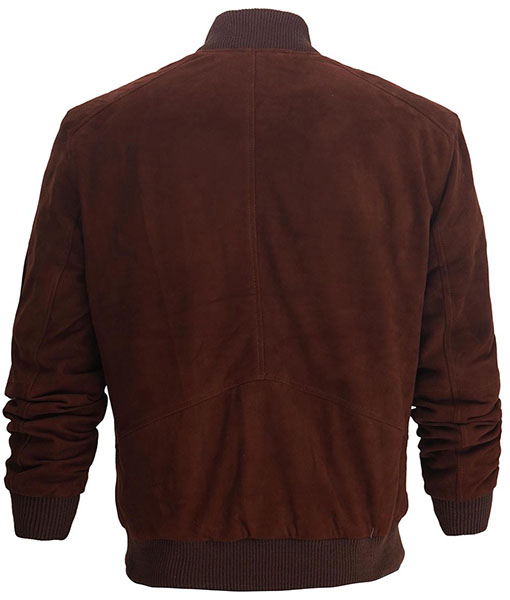 Adam Dark Brown Suede Leather Jacket