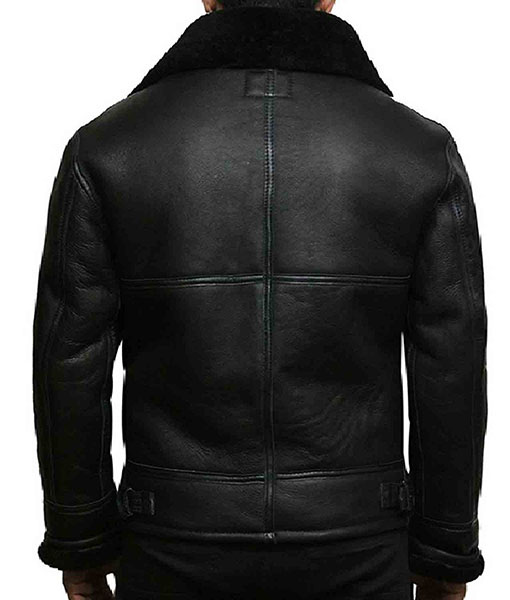 Agustin Black Aviator Jacket