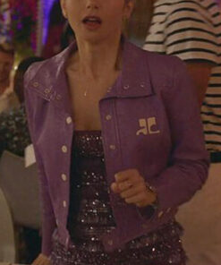 Emily Cooper Emily in Paris S02 Purple Jacket