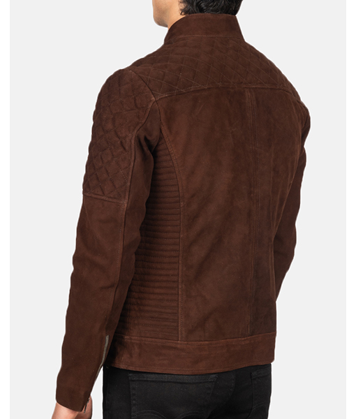Frankie Brown Suede Leather Jacket