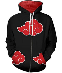 Itachi Akatsuki Black Hoodie