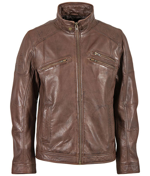 Jimmy Brown Leather Jacket