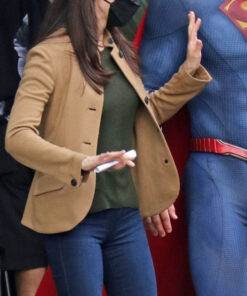 Lois Lane Superman and Lois Brown Coat