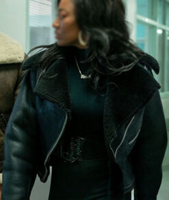 Raquel Thomas Power Book III Black Leather Jacket