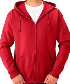 red hoodie men