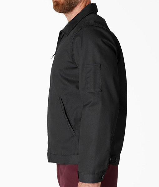 Eisenhower Black Cotton Jacket