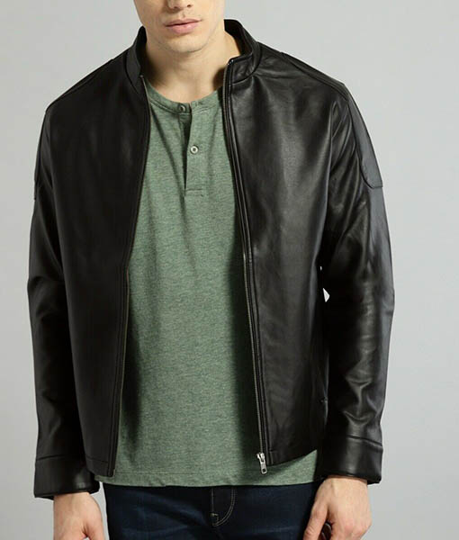 Harrison Black Leather Jacket