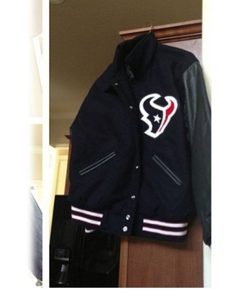 Houston Texas JJ Watt Varsity Jacket