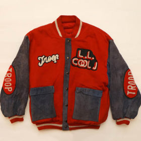 ビンテージ Troop LLCoolJ ジャケット 80s Vintage Troop LL Cool J Hip Hop Multicolor Zipped Track