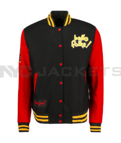 Mickey Mouse and Pluto Mens Varsity Jacket