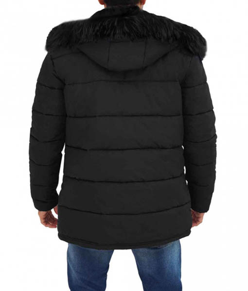 Roy Puffer Fur Hooded Coat