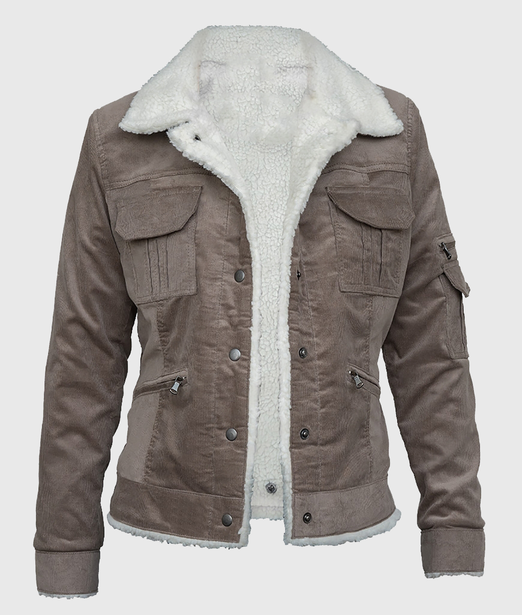 The Mother (2022) Jennifer Lopez Brown Leather Jacket