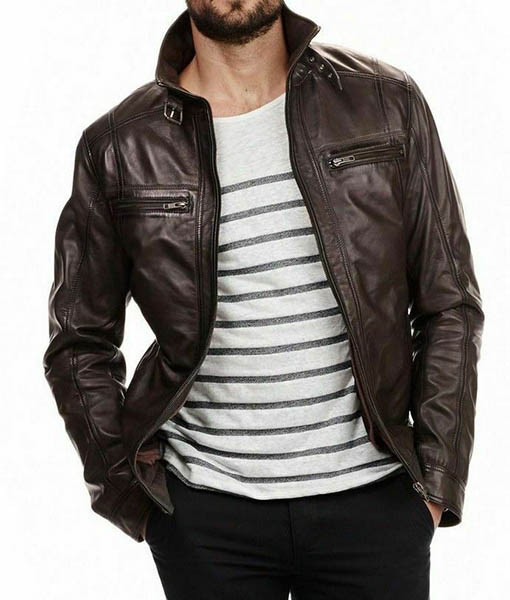 Trevor Brown Leather Jacket