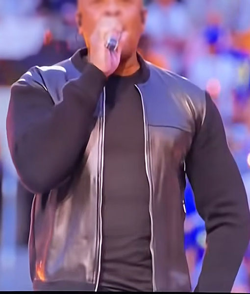 Super Bowl Show Dr. Dre Leather Jacket