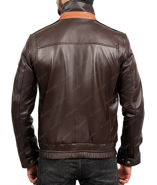 Avenger Leather Bomber Jacket