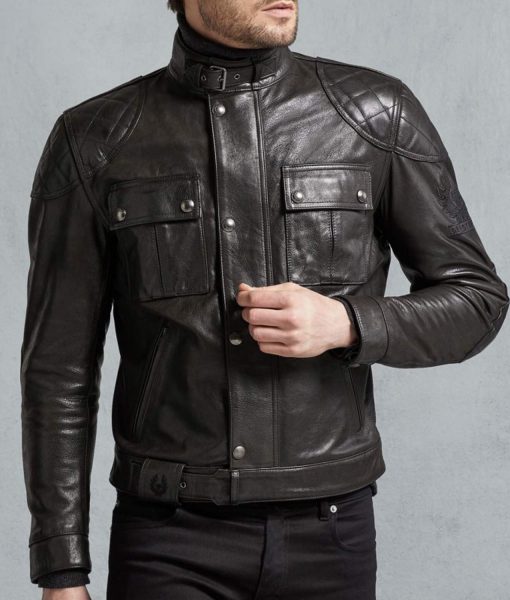 Brooklands Quilted Leather Jacket