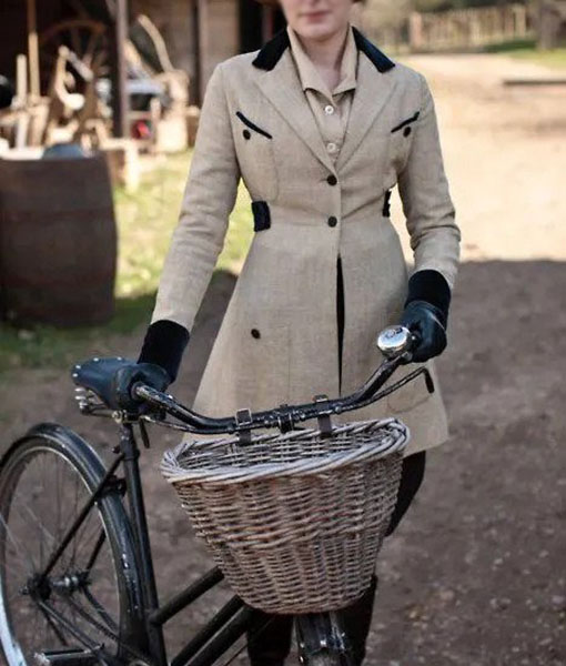 Downton Abbey A New Era 2022 Lady Edith Coat