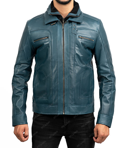 Hayden Blue Biker Jacket
