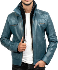 Hayden Blue Biker Jacket