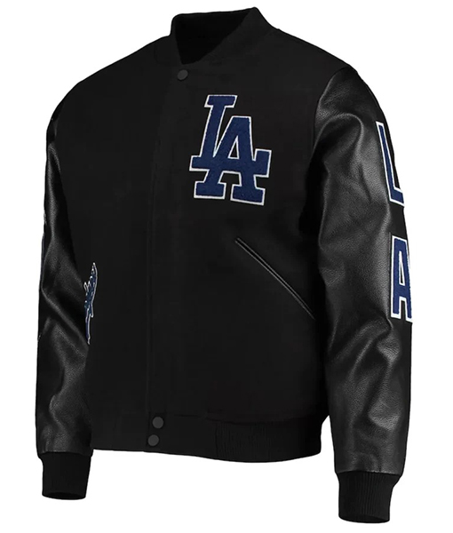 Los Angeles Black Varsity Jacket (1)