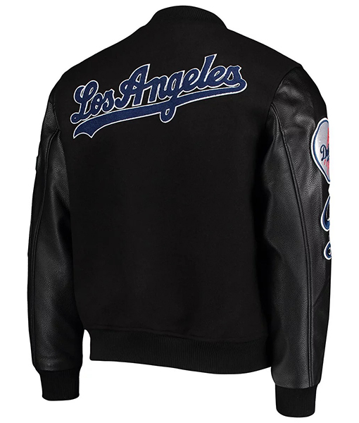 Los Angeles Black Varsity Jacket (2)