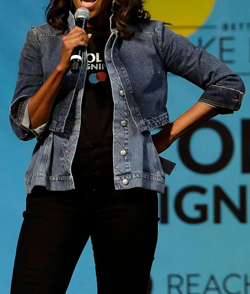 Michelle Obama Jean Denim Jacket