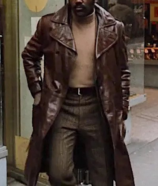 Shaft 1971 John Shaft Leather Coat