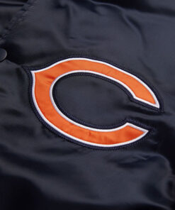 Chicago Bears Satin Bomber Jacket