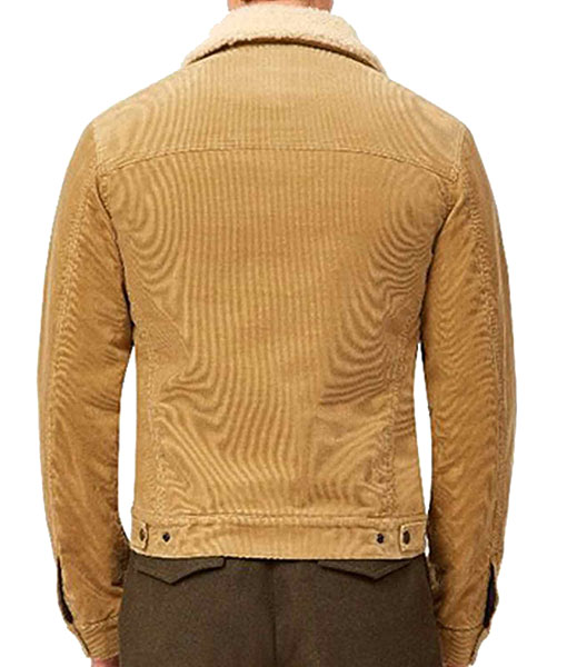 David Beckham Corduroy Shearling Jacket