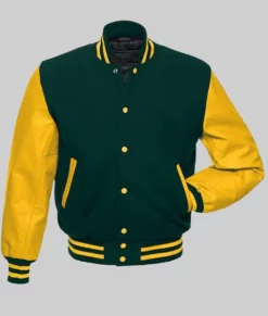 Mens Athletics Letterman Jacket-Front