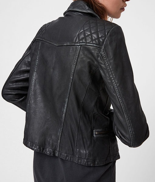 Birdy Black Biker Leather Jacket