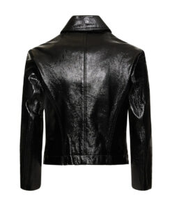 Cara Delevingne Black Leather Jacket