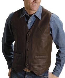 Carlos Cervantez Leather Vest