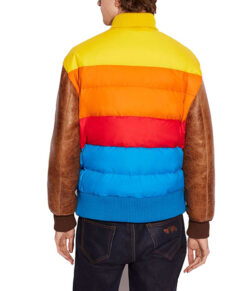 Hybrid Puffer Varsity Jacket