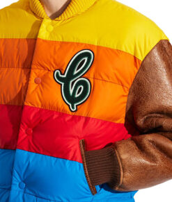 Hybrid Puffer Varsity Jacket