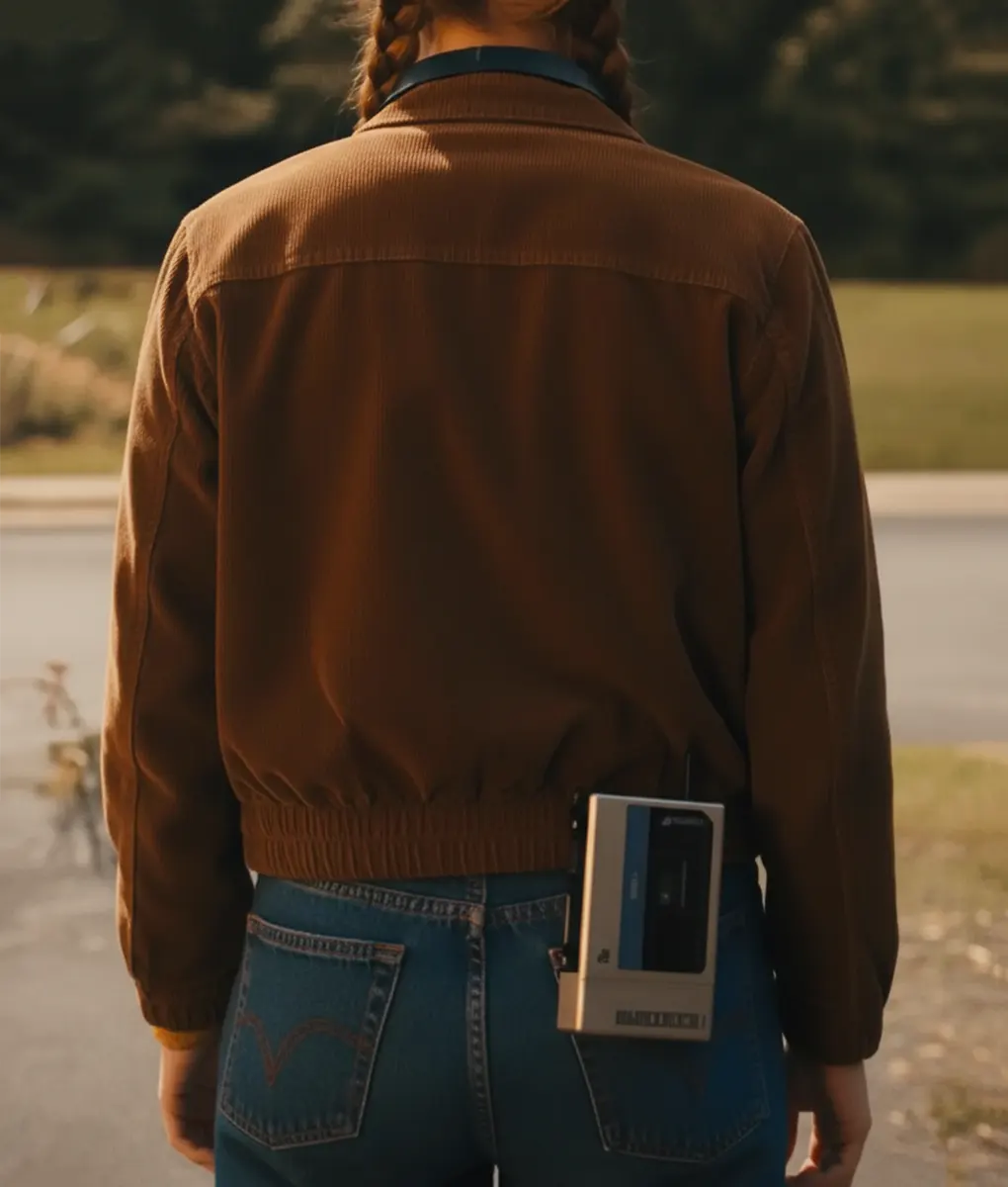 Stranger Things S04 Max Mayfield Corduroy Jacket-Back