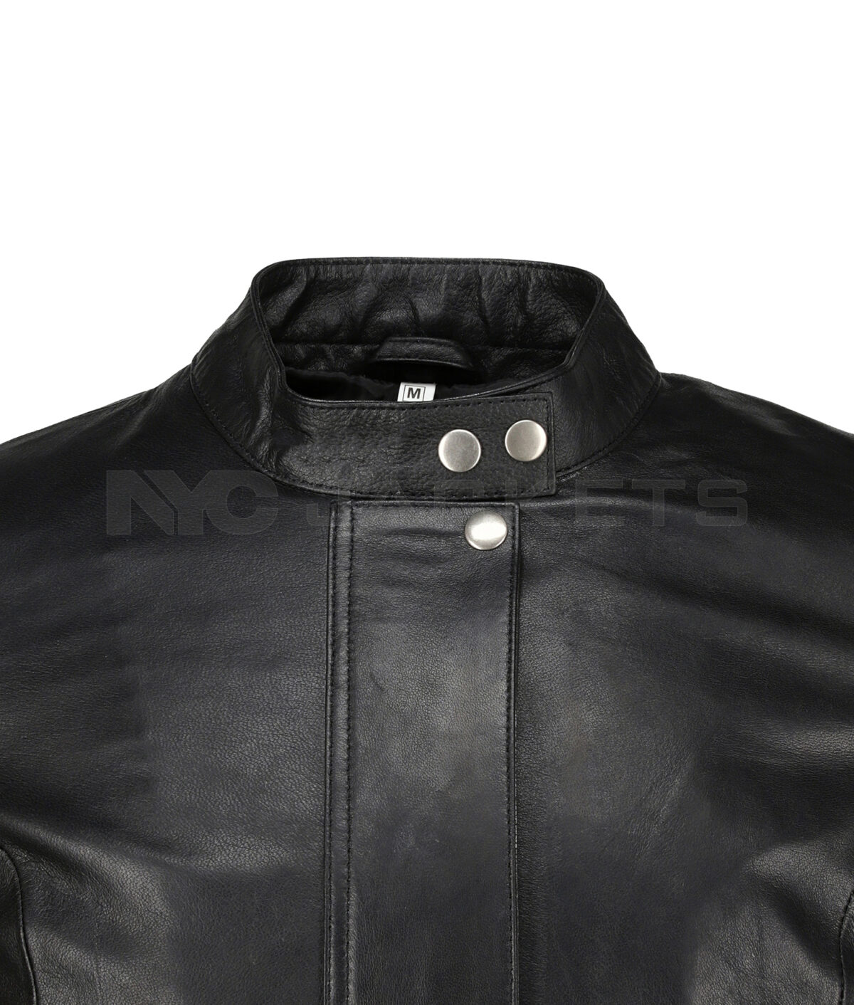 Women Black Biker Leather Jacket