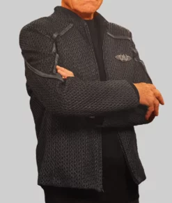 Star Trek Picard Jean-Luc Black Jacket-Side View