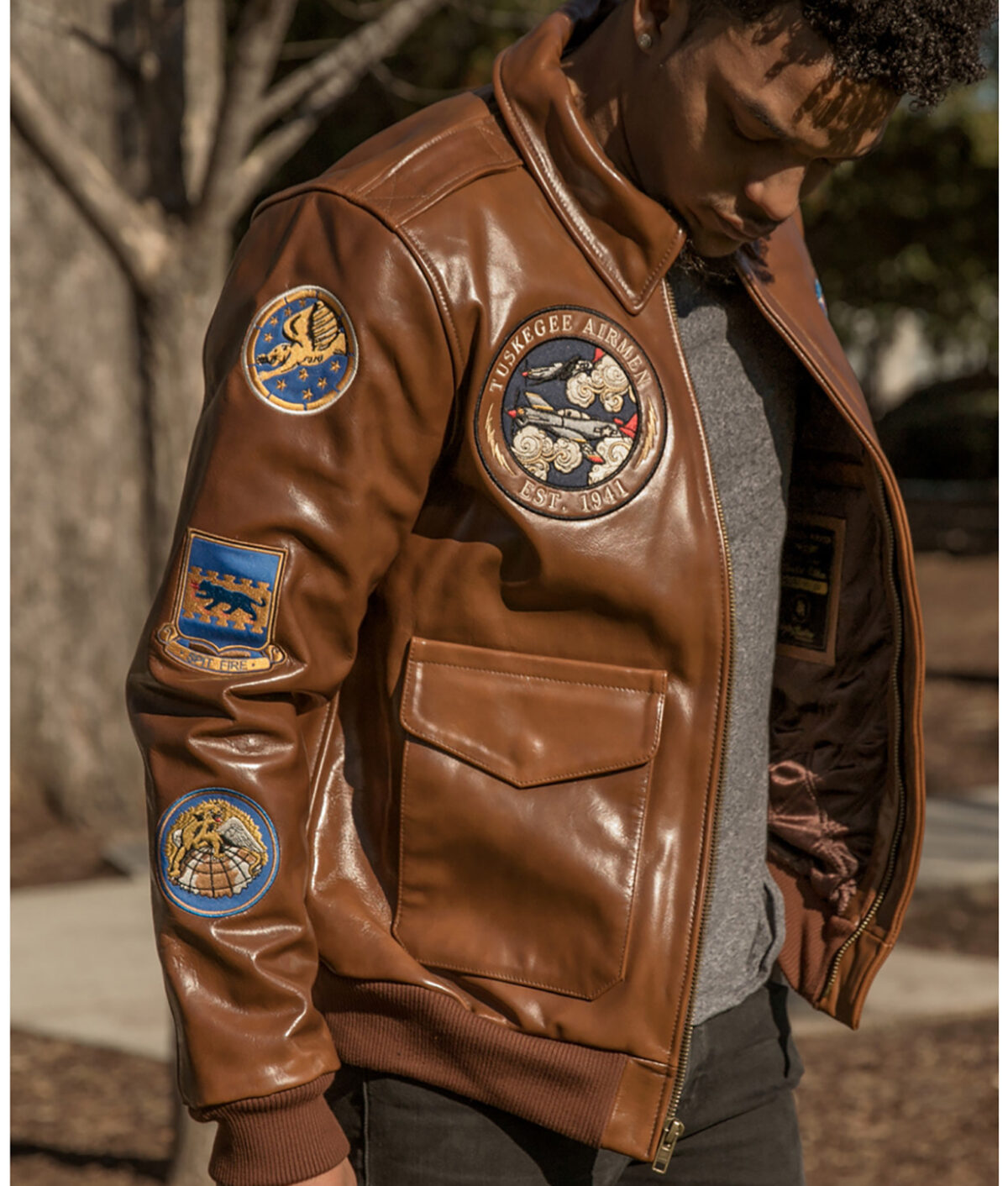 Tuskegee Airmen Leather Jacket