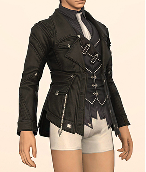 FFXIV Appointed Attire Set Leather Jacket