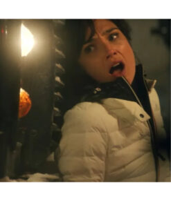 Heart of Stone Gal Gadot White Puffer Jacket