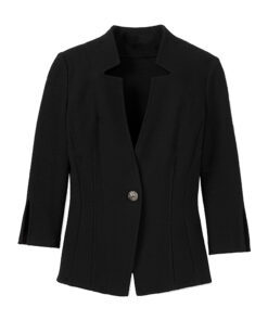 Beth Micro Boucle Black Jacket