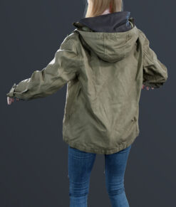 Rose Winter Resident Evil Village Jacket