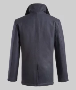 Men’s Classic Surplus Pea Coat-Back