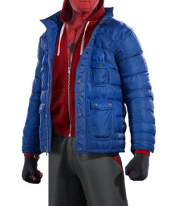 Miles Spider-Man MM Blue Puffer Jacket