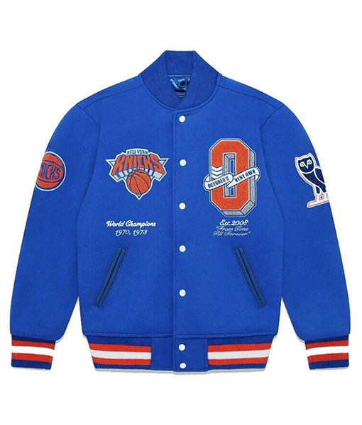 NY Knicks OVO Varsity Jacket