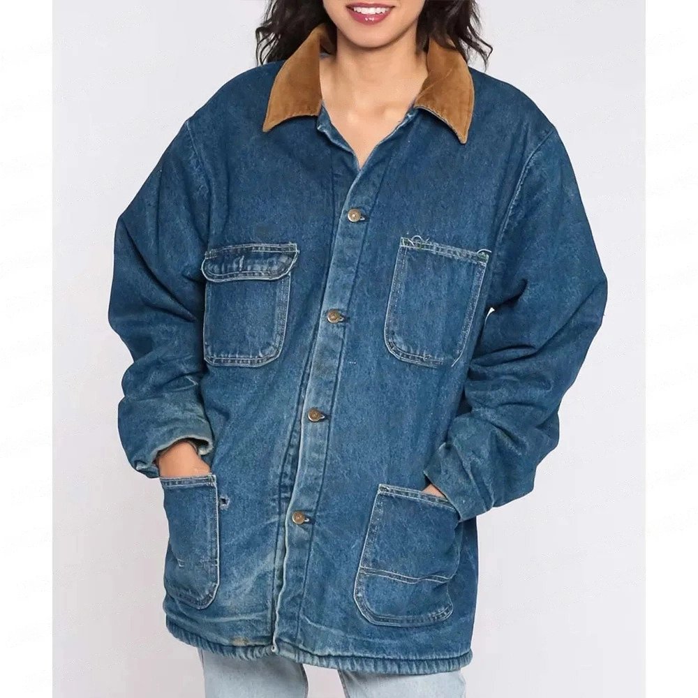The Electric State 2023 Millie Bobby Brown Denim Jacket